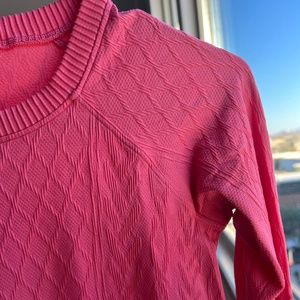 Lululemon - Pink Rest Less Pullover (Size 4)